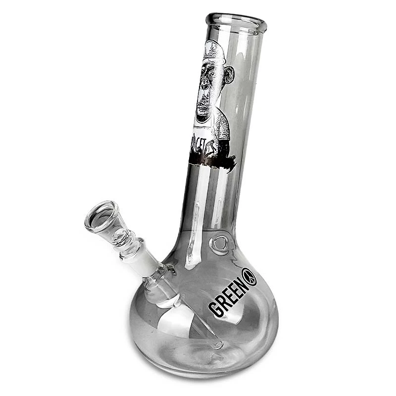 Sklenené bongo Greenline Monkey 25cm zboku