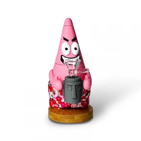 Silikónový bong - Pink Star - spredu