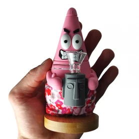 Silikónový bong - Pink Star - v ruke