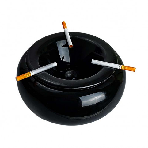 Popolník do vetra - Black - s cigaretami