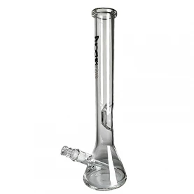 Sklenené bongo Phoenix čiernej farby - pohľad na bočnú stranu bonga