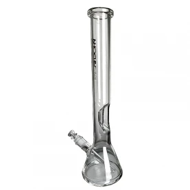 Sklenené bongo Phoenix čiernej farby - pohľad na zadnú stranu bonga