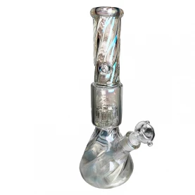 Sklenené bongo Holographic Rainbow 10 arm perco
