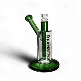 Sklenené bongo Phoenix Bubbler zelenej farby