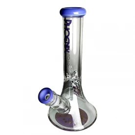 Sklenené bongo Phoenix Beaker fialovej farby