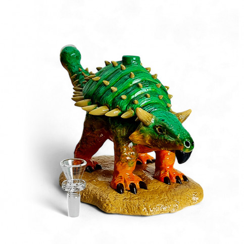 Bongo vo vzore dinosaura Ankylosaurus -vybraný šluk