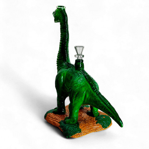 Bongo vo vzore dinosaura Brontosaurus - pohľad na zadnú stranu bonga