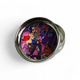 Šlukovka kov round set s grinderom - Grinder