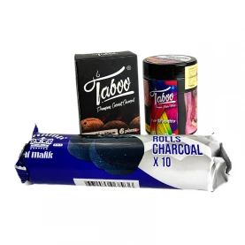 Vodná fajka Mia Set - Zelený - doplnky setu