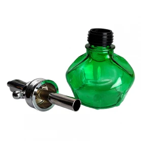 Vodná fajka Mia Set - Zelený - váza a ponorná časť vodnej fajky