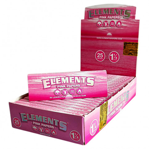 Papieriky Elements 1/4 - Rúžové - s balením