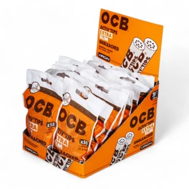 Filtre OCB uhlíkové Extra Slim 50ks Unbleached - celé balenie
