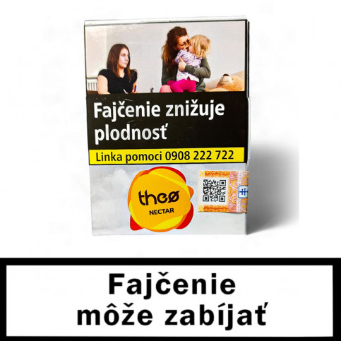 Theo čierny tabak 40g - Nectar - s príchuťou nektarinky a broskyňe