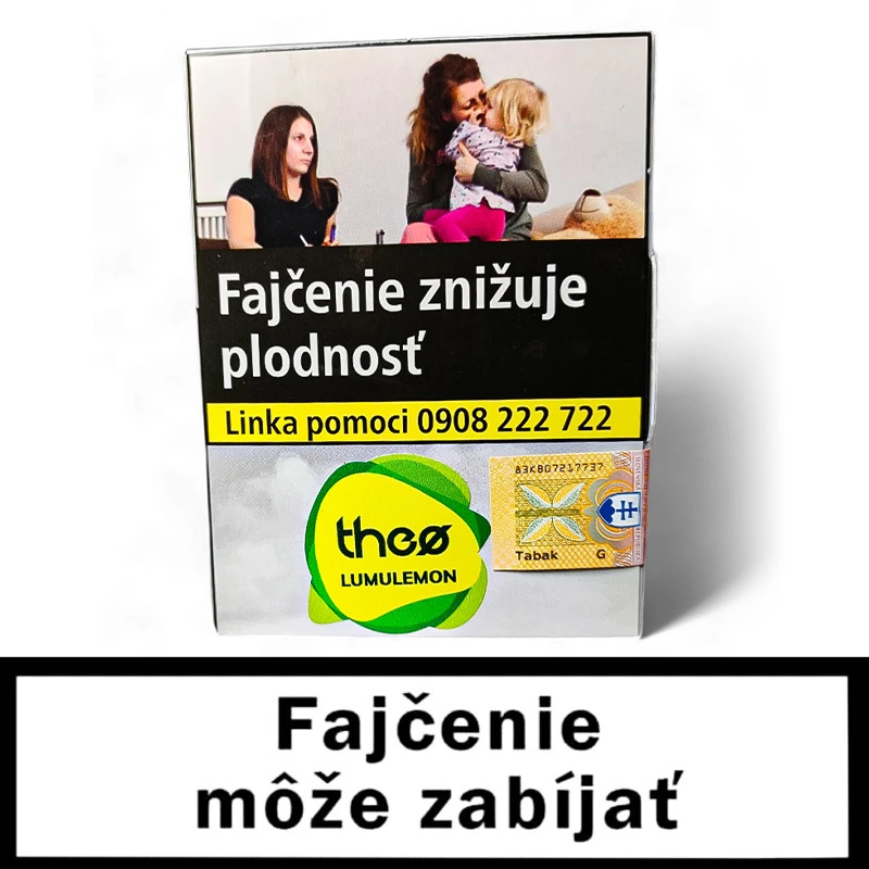 Theo čierny tabak 40g - Lumulemon - s príchuťou citrónu s limetky