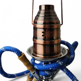 Tarbuš na vodnú fajku Copper 16,5cm - položená na vodnej fajke