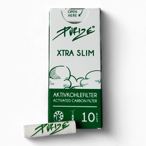 Filtre PURIZE Xtra Slim 6mm / 10ks - s vytiahnutým filtrom