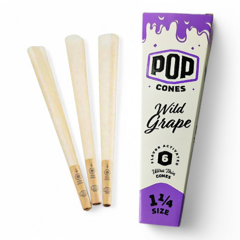 POP CONES 1 1/4 Ultra Thin - Wild Grape