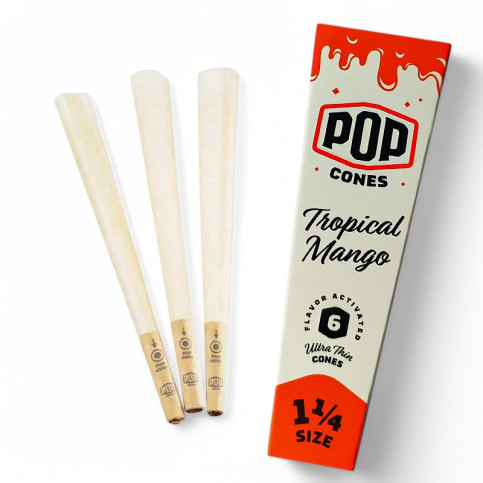 POP CONES 1 1/4 Ultra Thin - Tropical Mango