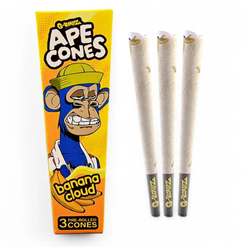 G-Rollz Ape Cones - Banana Cloud - vytiahnuté cones