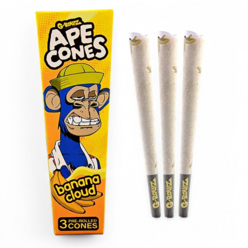 G-Rollz Ape Cones - Banana Cloud - vytiahnuté cones