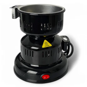 Rozpalovač na uhlíky Coal Pan - zapínaci gombík