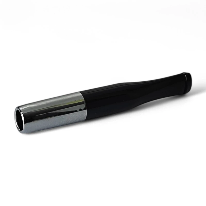 Cigaretová špička Denicotea black/chrom - položená