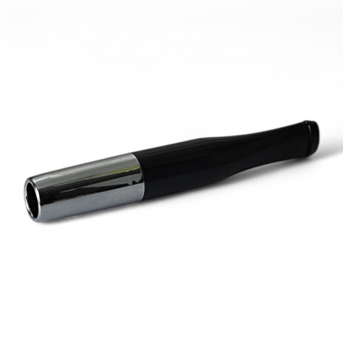 Cigaretová špička Denicotea black/chrom - položená