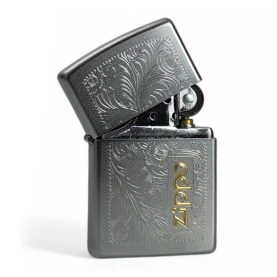 Zapalovač ZIPPO Venetian Two Tone - polootvorený