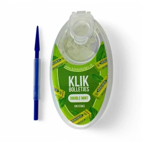 Aroma guličky Klik - Double Mint - s paličkou