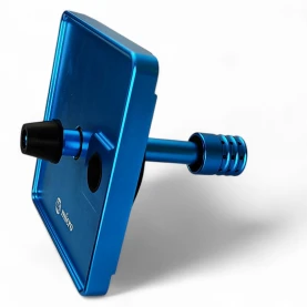 Vodná fajka MS Micro Cube - Blue/Clear - telo vodenj fajky