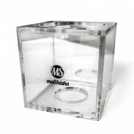 Vodná fajka MS Micro Cube - Blue/Clear - váza
