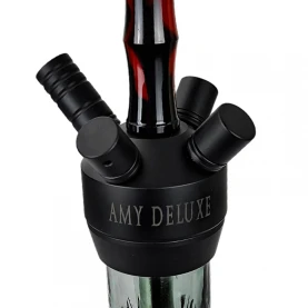 Vodná fajka AMY DELUXE Dervish Black - zákľadňa