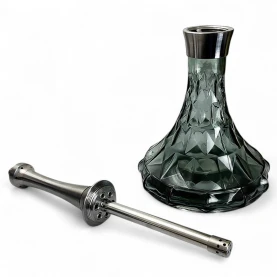 Vodná fajka AMY Deluxe Varios S Black - telo vodnej fajky a váza