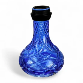 Vodná fajka AMY Deluxe Alu Apis S Blue - váza