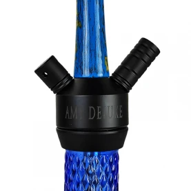 Vodná fajka AMY Deluxe Alu Apis S Blue - zákľadňa