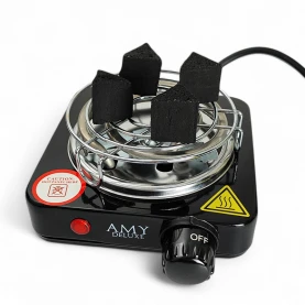 Rozpalovač na uhlíky Amy Hot Turbo 500W - s uhlím