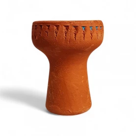 Korunka na vodnú fajku - Terrakotta Blue - pohľad spredu