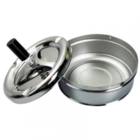 Popolník stláčací CHROM - rozložený