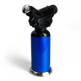 Zapalovač Butan Torch - Blue - pohľad odzadu