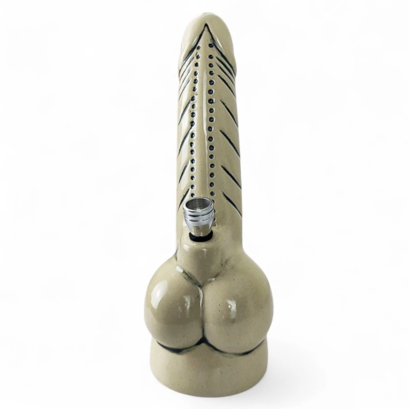 Bong Willy keramický biely - pohľad spredu