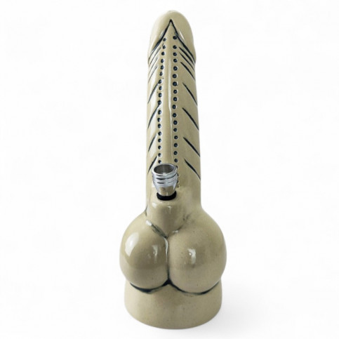 Bong Willy keramický biely - pohľad spredu