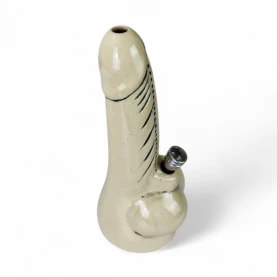 Bong Willy keramický biely - pohľad zhora