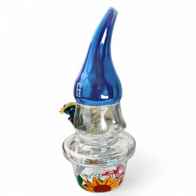 Sklenené bongo - Trippy Gnome XL - pohľad  odzadu