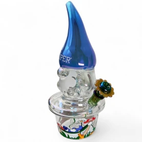 Sklenené bongo - Trippy Gnome XL - pohľad  spredu z kraja