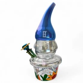 Sklenené bongo - Trippy Gnome XL - pohľad  zboku