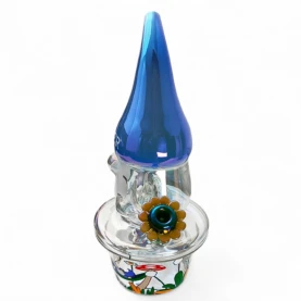 Sklenené bongo - Trippy Gnome XL - pohľad  od kotla