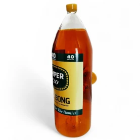 Sklenené bongo - Forty Ounce XL - pohľad spredu z kraja