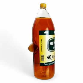 Sklenené bongo - Forty Ounce XL - pohľad  z kraja spredu