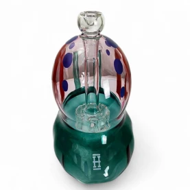 Sklenené bongo - Snail XL - pohľad  odzadu