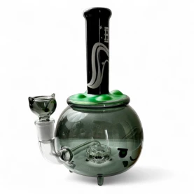 Sklenené bongo - Cauldron XL - pohľad spredu od kotla